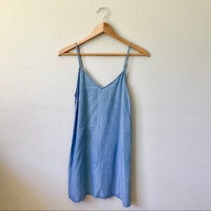 Denim Slip Dress
